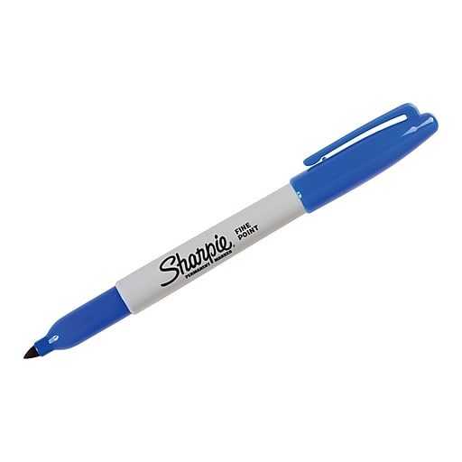 [30003B] MARCADOR SHARPIE FINO AZUL