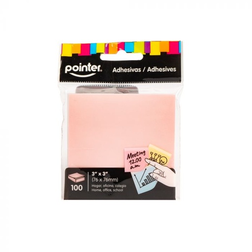[NT-331100PR] NOTAS ADHESIVAS 3" x 3"