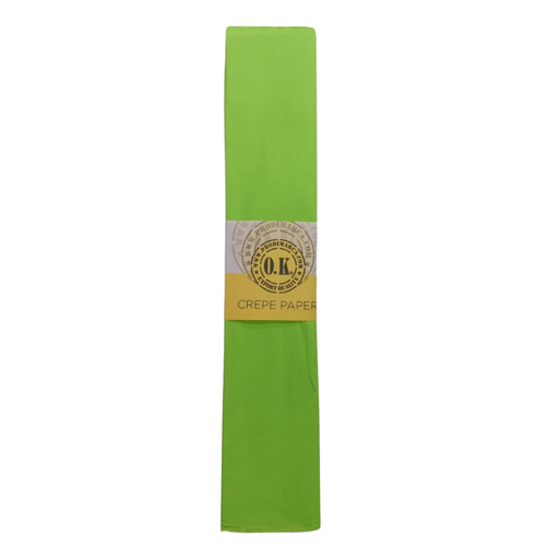 [80.12.10] PAPEL CREPE - VERDE MANZANA 50x200CM