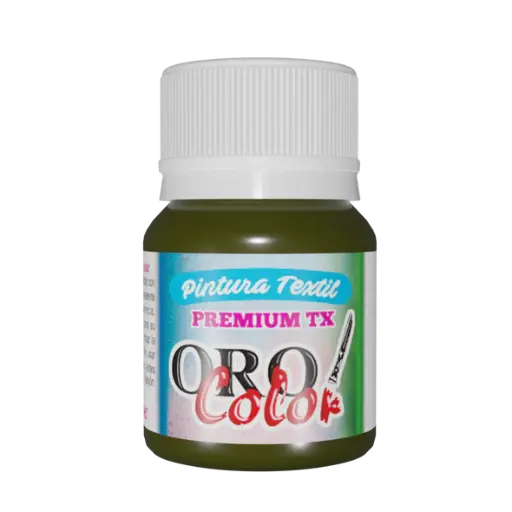 [TX364] PINTURA TEXTIL PREMIUM VERDE MILITAR 30ML
