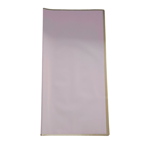 [HQ-WR-207] PAPEL COREANO HANSU TRASLUCIDO BORDE DORADO - ROSADO 57x57CM