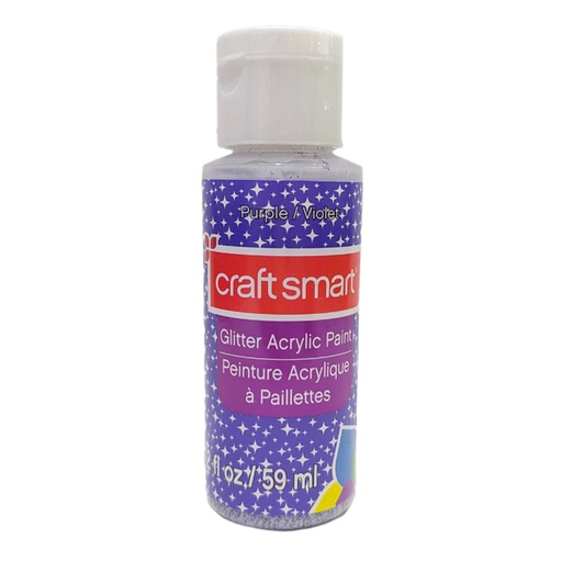 [195158466171] PINTURA ACRILICA CON ESCARCHA VIOLETA 59ML