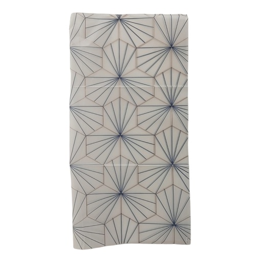 [HQ-WR-1304] PAPEL KOREANO BITONO TRASNLUCIDO TELARAÑA AZUL 60X60CM