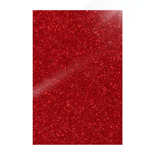 [0549.002.7] FOAMY ESCARCHADO ROJO RUBI - DOBLECARTA 30x40CM