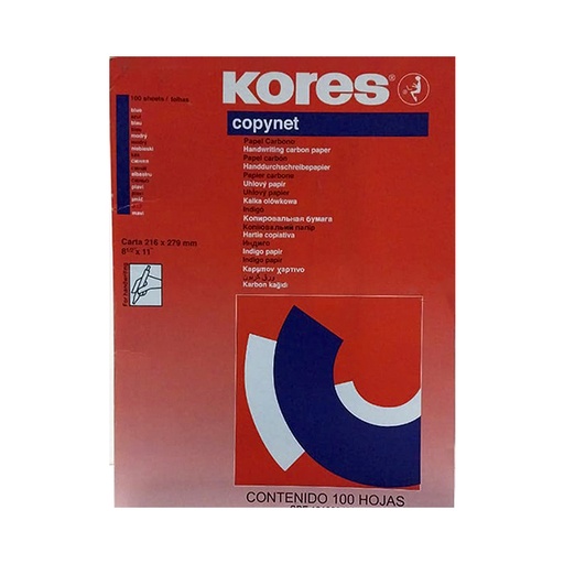 [78478.02] PAPEL CARBON CARTA AZUL