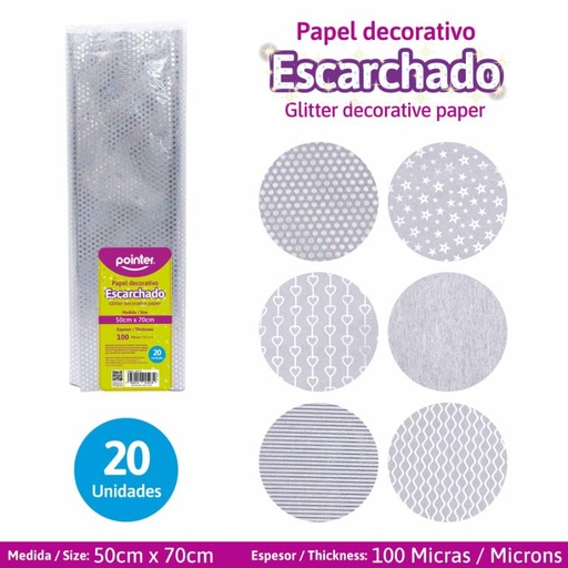 [GWP-SV] PAPEL PARA ENVOLTURAS (PLATEADO)
