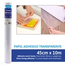 [1101-10MT] PAPEL CONTAC TRANSPARENTE