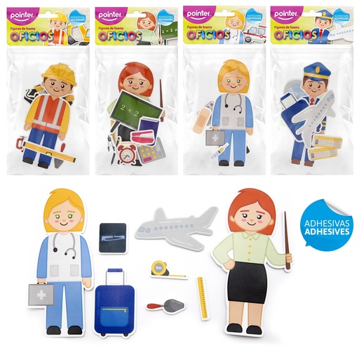 [ANC-23112] FIGURAS DE FOAMY (PROFESIONES)