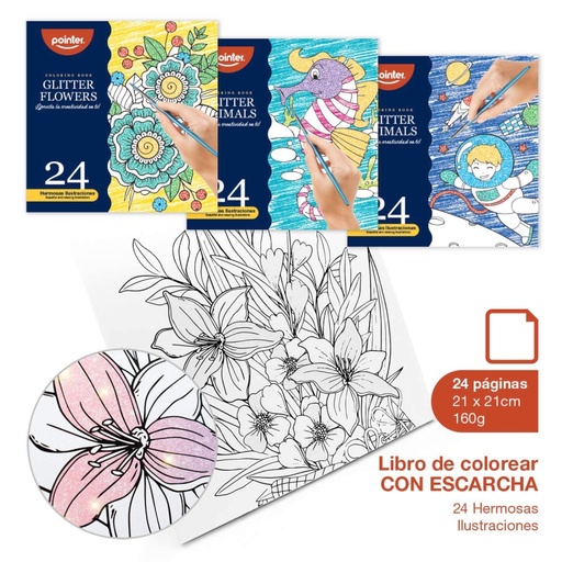 [DW-2220] LIBRO PARA COLOREAR CON BRILLANTINA