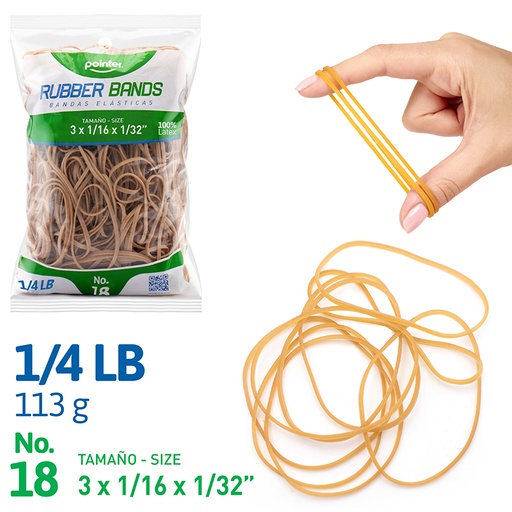 [PNT-RB18-1-4] LIGAS N°18 (1/4 LB)
