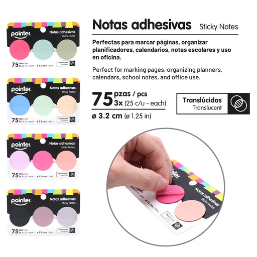 [STN-2552] NOTAS ADHESIVAS 3.2 X 3.2 cm