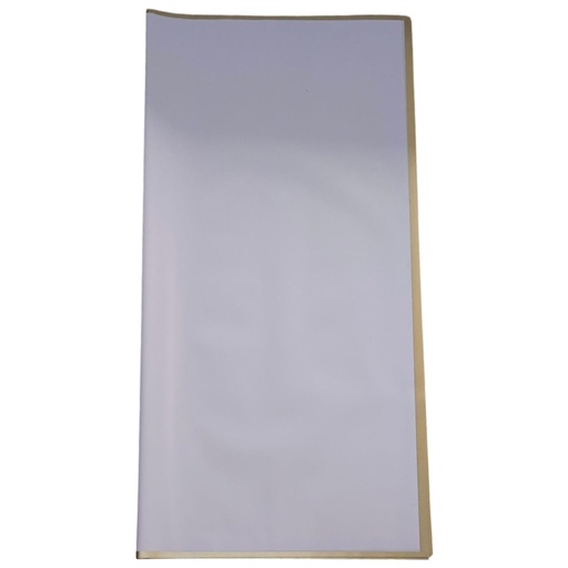 [HQ-WR-210] PAPEL COREANO HANSU TRASLUCIDO BORDE DORADO - LAVANDA 57x57CM