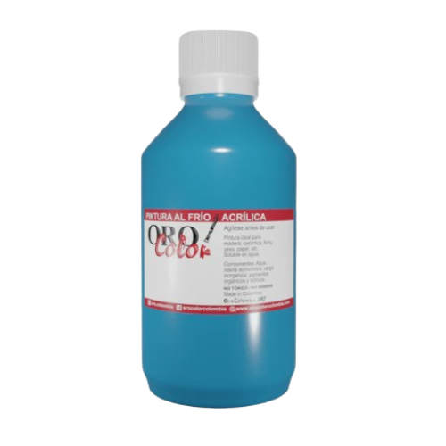 [F024-250] PINTURA AL FRIO AZUL BEBE 250ML