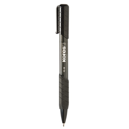 [38621.52] BOLIGRAFO RETRACTIL TRANSPARENTE K6-F NEGRO SOFTGRIP