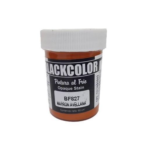 [BF827] PINTURA AL FRIO MARRON AVELLANA BLACKCOLOR 60ML