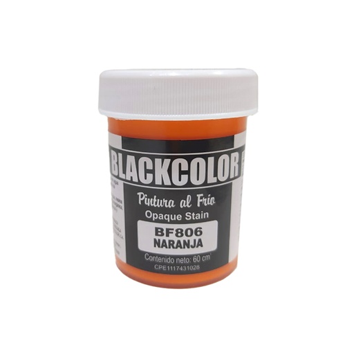 [BF806] PINTURA AL FRIO NARANJA BLACKCOLOR 60ML