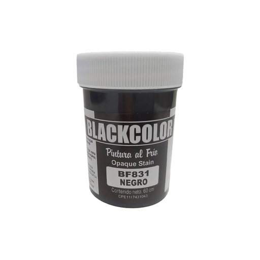 [BF831] PINTURA AL FRIO NEGRO BLACKCOLOR 60ML