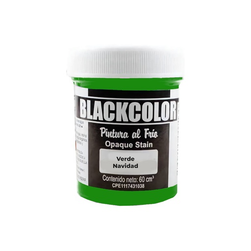 [BF822] PINTURA AL FRIO VERDE NAVIDAD BLACKCOLOR 60ML