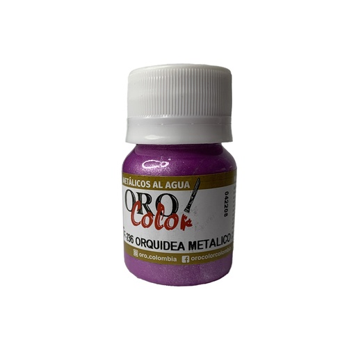 [F236] PINTURA METALICOS AL AGUA ORQUIDEA METALICO 30ML