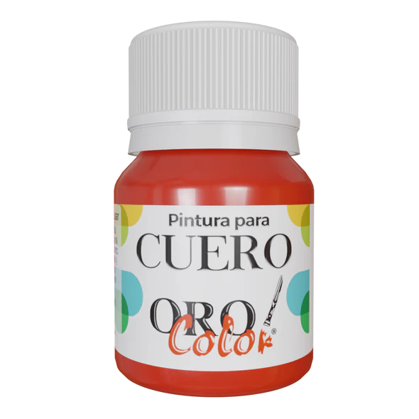[CU-618] PINTURA PARA CUERO ROJO FUEGO 30ML