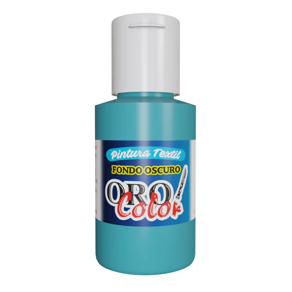 [FO-516] PINTURA TEXTIL FONDO OSCURO AGUAMARINA 30ML