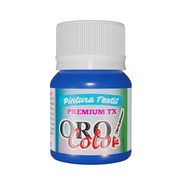 [TX351] PINTURA TEXTIL PREMIUM AZUL CERULEO 30ML