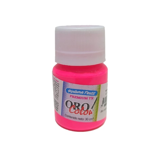 [TX405] PINTURA TEXTIL PREMIUM ROSA NEON 30CM