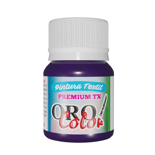 [TX343] PINTURA TEXTIL PREMIUM VIOLETA INTENSO 30ML