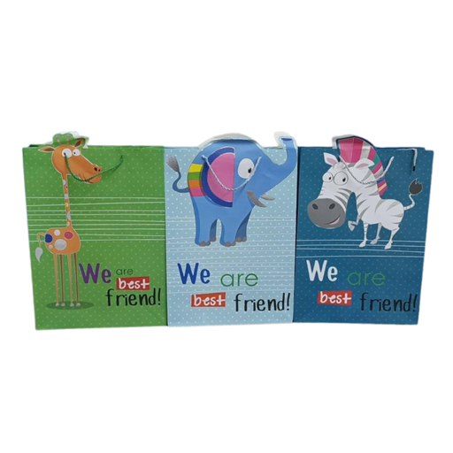 [786-8891375] BOLSA DE REGALO GRANDE ANIMALES DE LA SELVA 