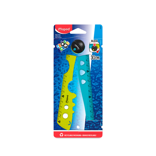 [282030] REGLA PLEGABLE CROC CROC 15/30CM