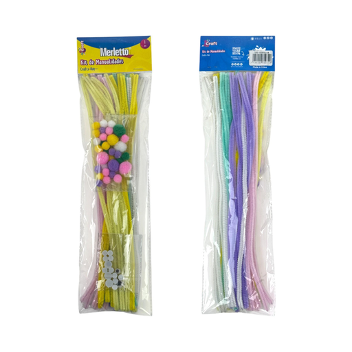 [785-6384238] SET CREATIVO 80PZA PARA MANUALIDADES SURTIDO
