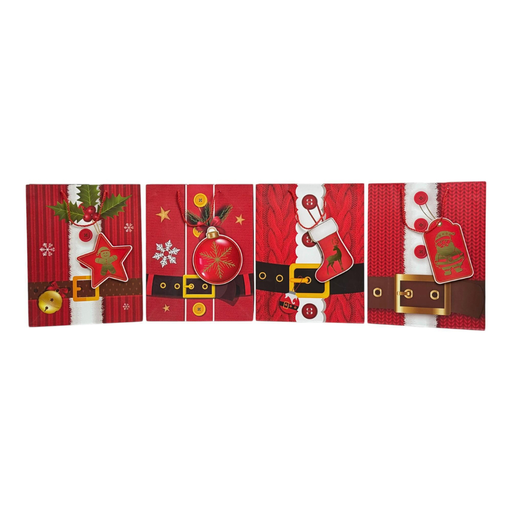 [784-8534728] BOLSA DE REGALO GRANDE NAVIDAD 31x42x12CM