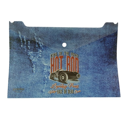 [FL-1516] SOBRE PLASTICO ESTAMPADO PORTADOCUMENTOS - CARTA/A4 21,6x29,7Cm