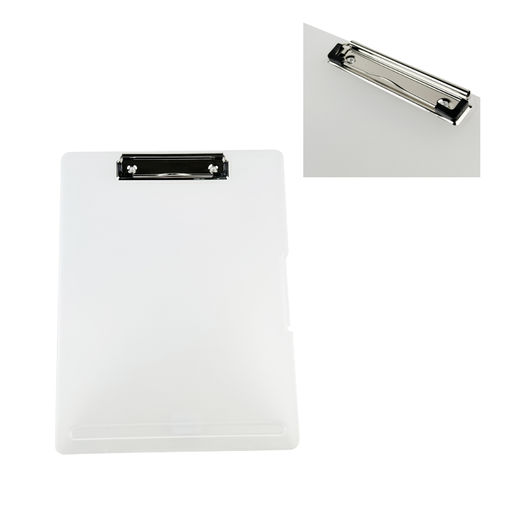 [780-1604277] TABLA DE CHEQUE TIPO FOLDER A4 BLANCO